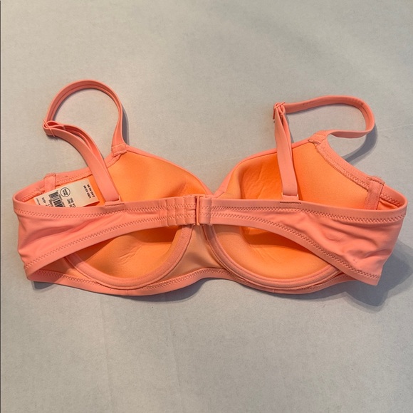 Aerie NEW Women's Coral Lightly Lined Underwire Bikini Top Size 36C - Picture 2 of 9